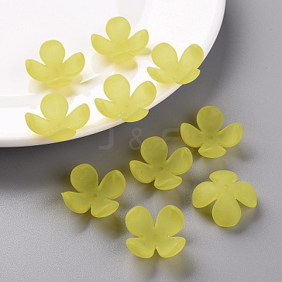 Frosted Acrylic Bead Caps MACR-S371-06A-717-1