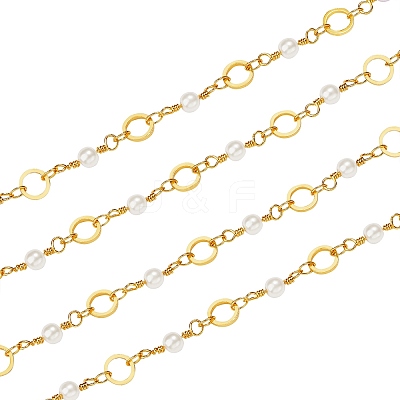 Brass Handmade Beaded Chain CHC-SZ0001-21-1