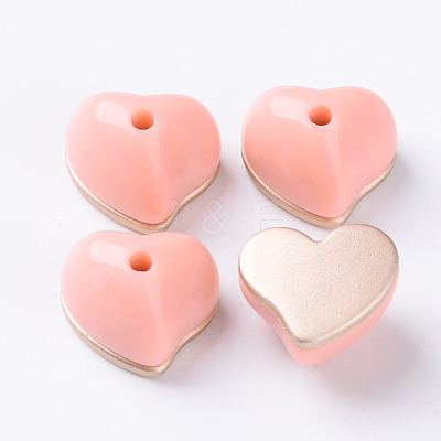 Opaque Acrylic Beads SACR-N007-14-1