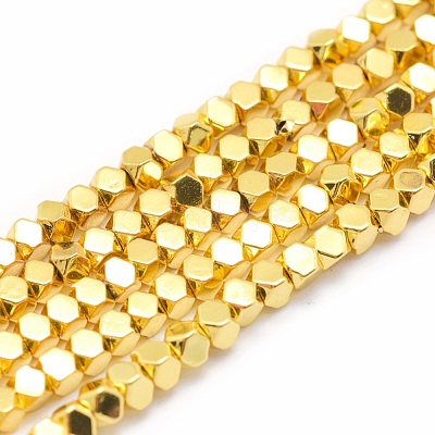 Electroplate Non-magnetic Synthetic Hematite Beads Strands G-L485-10C-G-1
