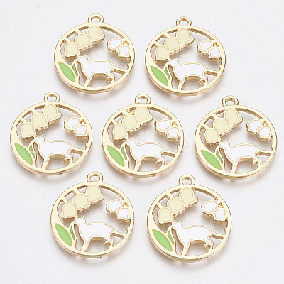 Alloy Pendants X-ENAM-S120-008-1