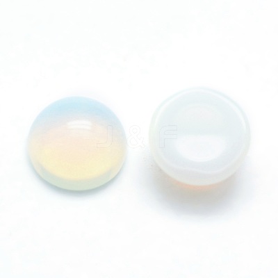 Opalite Cabochons G-P393-R10-6mm-1