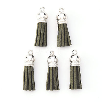 Faux Suede Tassel Pendant Decorations X-FIND-R095-031P-1