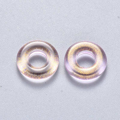 Transparent Spray Painted Glass Beads GLAA-S190-003A-05-1