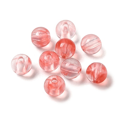 Transparent Acrylic Beads OACR-A021-10-1
