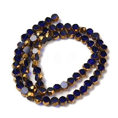 Electroplate Glass Beads Strands EGLA-P061-01B-01-1