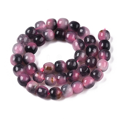 Dyed Natural White Jade Beads Strands G-T138-D01-1
