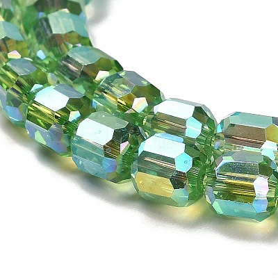Electroplate Glass Beads Strands EGLA-D030-19K-1