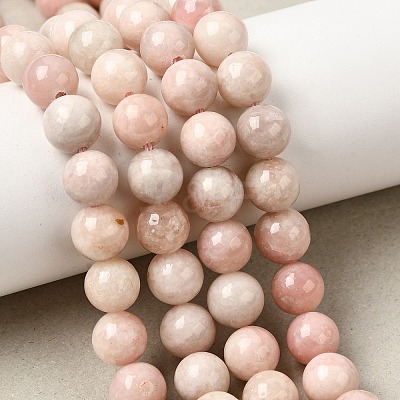 Natural Pink Opal Beads Strands G-G829-03-8mm-1
