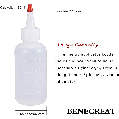 120ml Plastic Glue Bottles DIY-BC0010-11-1