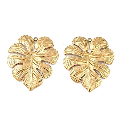 304 Stainless Steel Pendants STAS-P424-05G-1