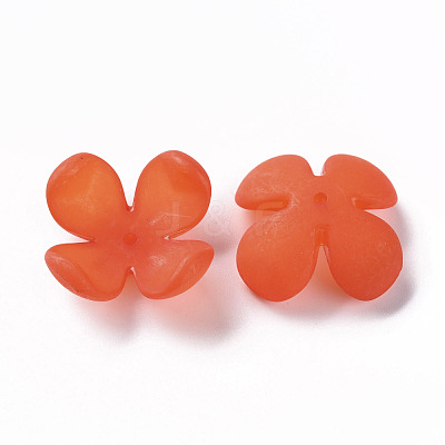 Frosted Acrylic Bead Caps MACR-S371-06A-726-1