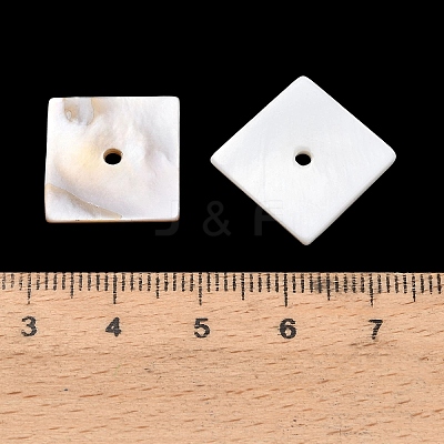 Natural Freshwater Shell Pendants SHEL-C010-08-1