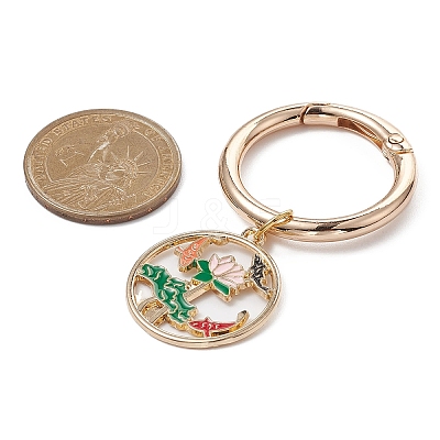 Alloy Enamel Shoe Charms HJEW-JM01094-1