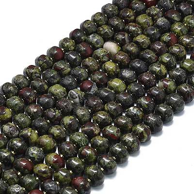 Natural Dragon Blood Beads Strands G-P573-B14-01-1