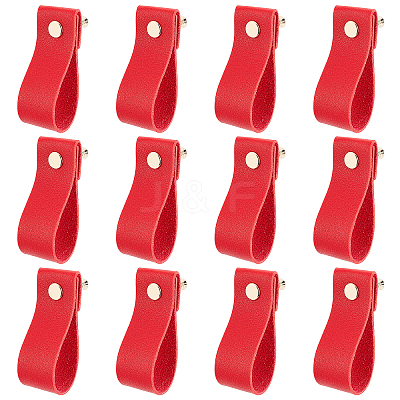 Rectangle Leather Drawer Handles AJEW-WH0251-77C-1