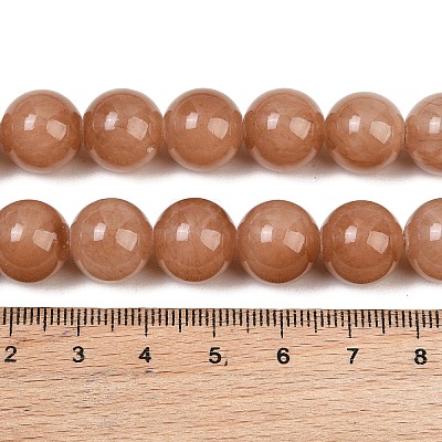 Natural Mashan Jade Graduated Beads Strands GG-CBA2AE1-A08-R-1