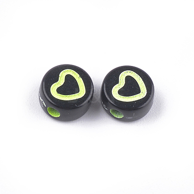 Craft Style Acrylic Beads X-MACR-T023-24C-1