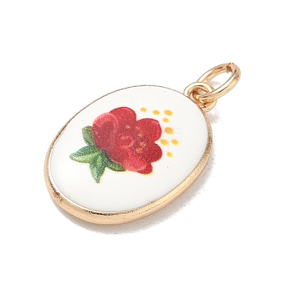 Printed Brass Pendants KK-CBA9B3D-02G-05-1