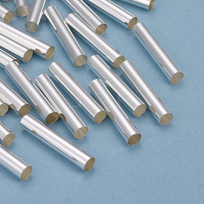 Brass Tube Beads KK-Y003-73H-S-1