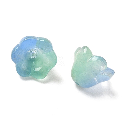 Transparent Glass Beads Caps GLAA-B028-01J-1