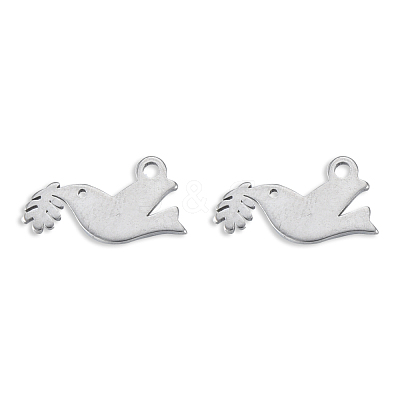 Non-Tarnish 201 Stainless Steel Charms STAS-N098-130P-1