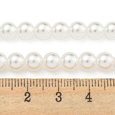 Glass Pearl Beads Strands X-HY-G002-01C-01-1