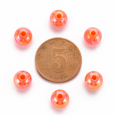 Opaque Acrylic Beads MACR-S370-D8mm-20-1