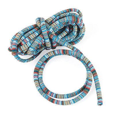 5M Ethnic Style Nylon Braided Round Cords OCOR-TA0003-21B-1