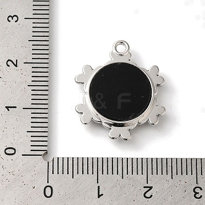 Flower Rack Plating Alloy Pendants FIND-I039-023B-P-1