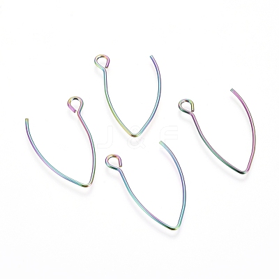 Ion Plating(IP) 304 Stainless Steel Earring Hooks STAS-L216-03A-M-1