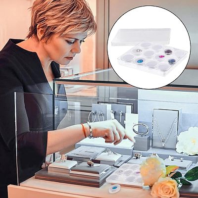 Plastic Packaging Display Box CON-WH0080-87A-1