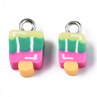 Handmade Polymer Clay Charms CLAY-T016-56-1