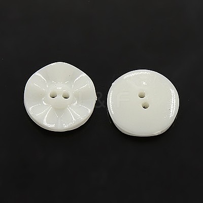 Acrylic Sewing Buttons BUTT-E073-C-01-1