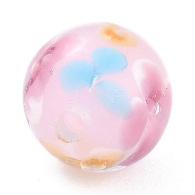 Round Lampwork Beads LAMP-H059-A06-1