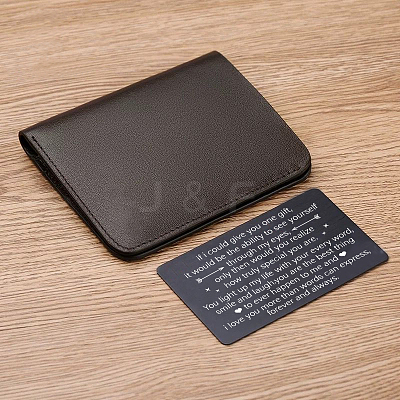 1 Pc Rectangle Stainless Steel Blank Thermal Transfer Cards DIY-FG0001-81A-1