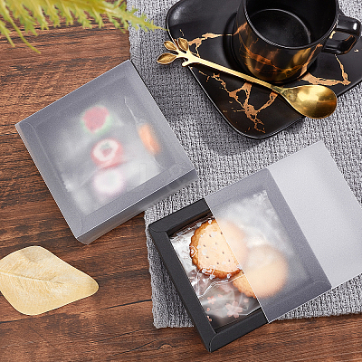 Foldable Creative Kraft Paper Box CON-WH0073-93-1