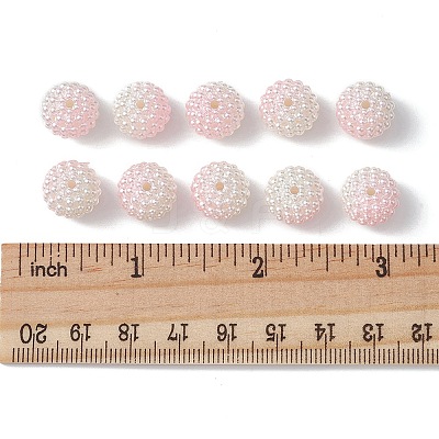 Imitation Pearl Acrylic Beads OACR-FS0001-42D-1