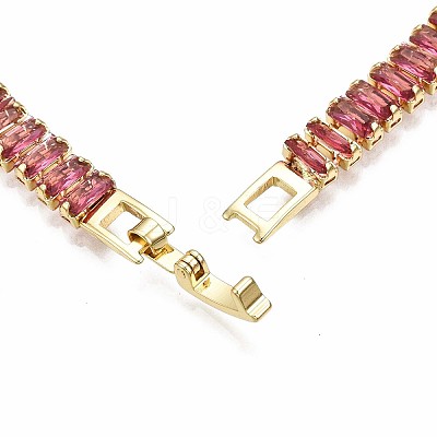 Cubic Zirconia Classic Tennis Bracelet X-ZIRC-S067-073F-NF-1
