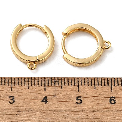 Brass Earring Findings KK-O100-02C-G-1
