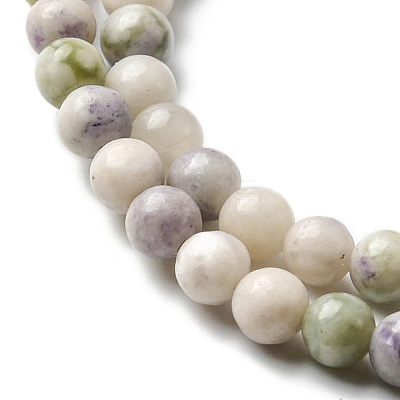 Natural Peace Jade Beads Strands G-E598-04D-1