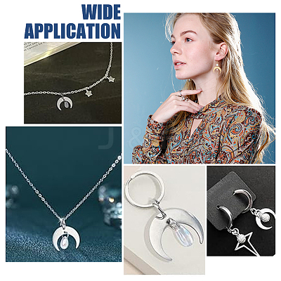 20Pcs 2 Colors 201 Stainless Steel 2-Loop Connector Charms STAS-UN0055-20-1
