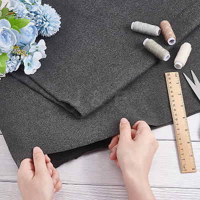 Cotton Ribbing Fabric FIND-WH0152-411C-1