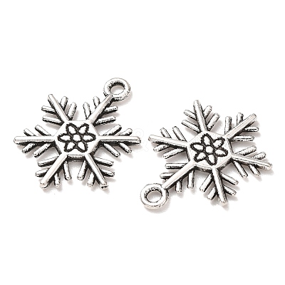 Tibetan Style Alloy Pendants TIBEP-3264-AS-RS-1