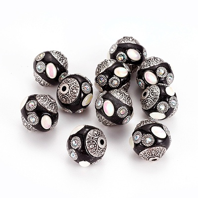 Handmade Indonesia Beads IPDL-G014-01AS-01-1