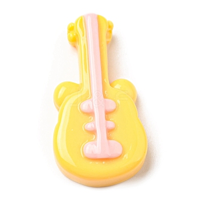 Musical Theme Opaque Resin Cabochons CRES-D008-01I-1
