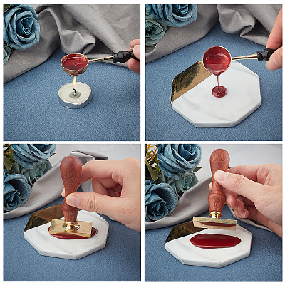 Wax Seal Stamp Set AJEW-WH0214-104-1