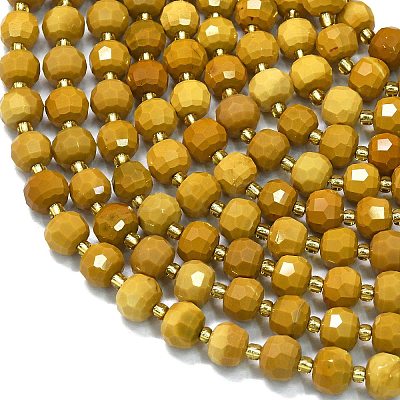 Natural Mookaite Beads Strands G-K389-E44-01-1