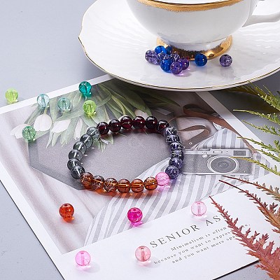 Drawbench Transparent Glass Beads GLAD-PH0001-02-1