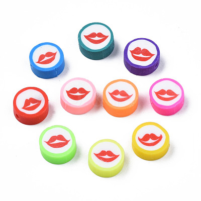 Handmade Polymer Clay Beads X-CLAY-N011-44A-1